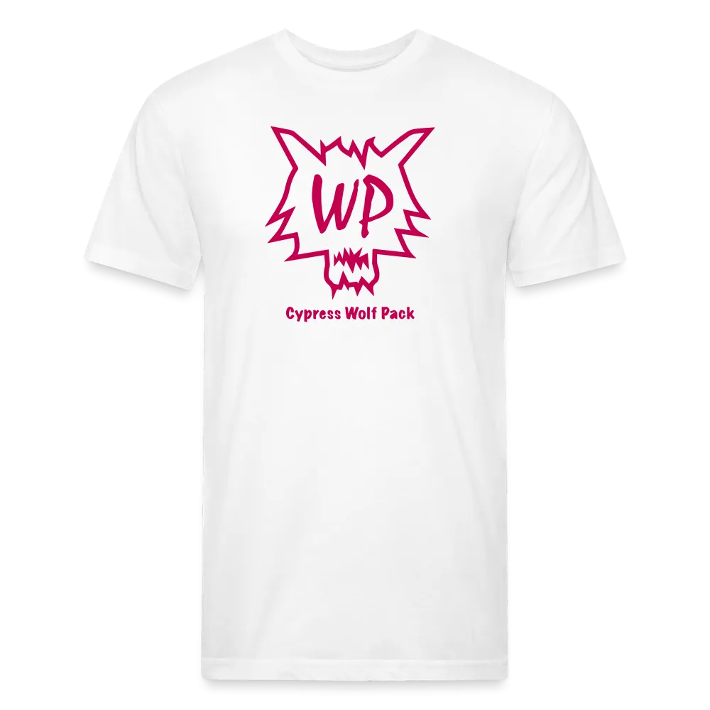 Cypress Wolf Pack Pink- UNISEX Fitted Cotton/Poly T-Shirt