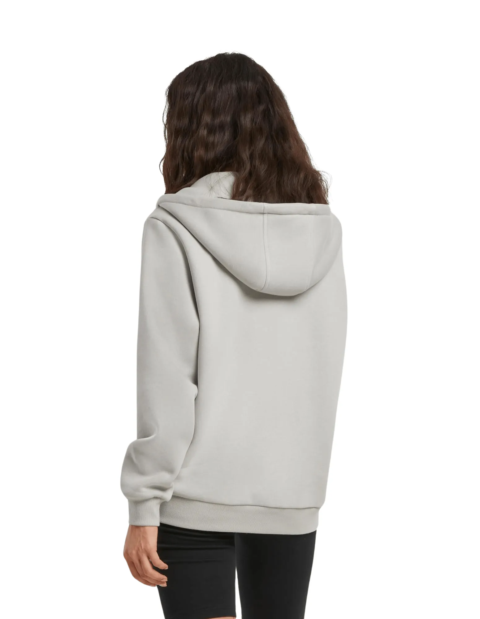 Damen Fluffy Zip Kapuzenpullover Jacke mit Ihrem Logo