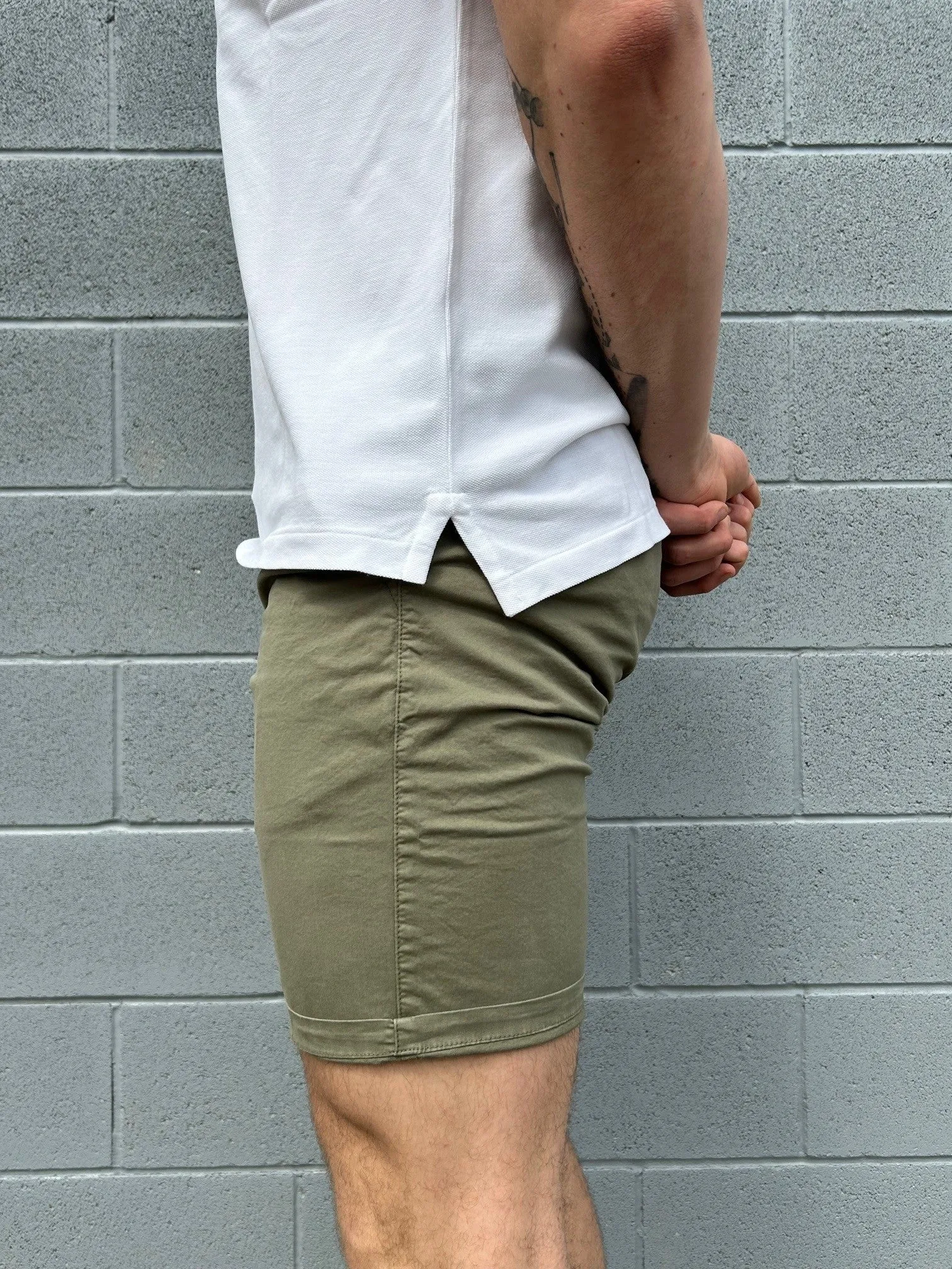Daniel Hechter - Lucas Stretch Cotton Short - Sage