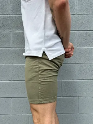 Daniel Hechter - Lucas Stretch Cotton Short - Sage