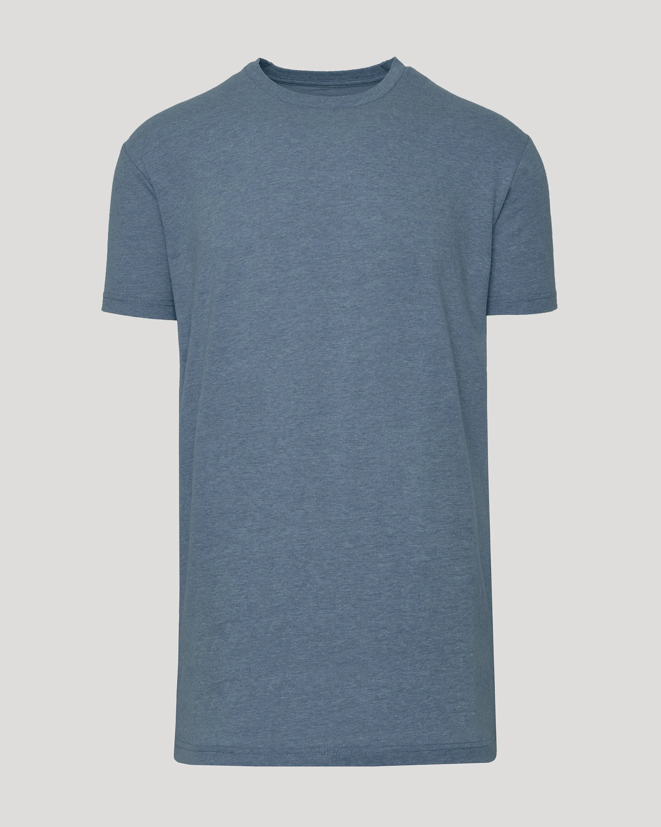 Dark Heather Tempest Tall Straight Hem Crew Neck T-Shirt