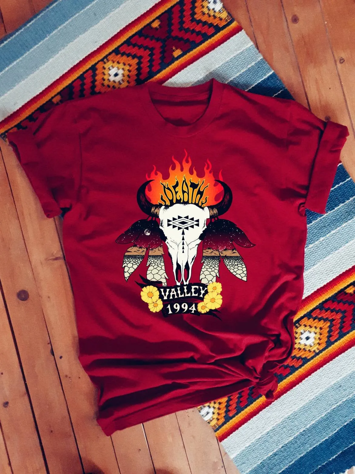 Death Valley Tee - Cranberry