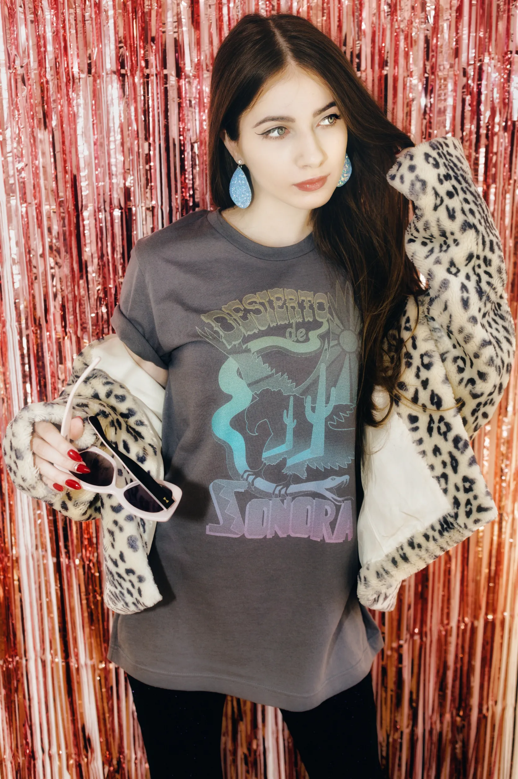 Desierto De Sonora Tee - Asphalt