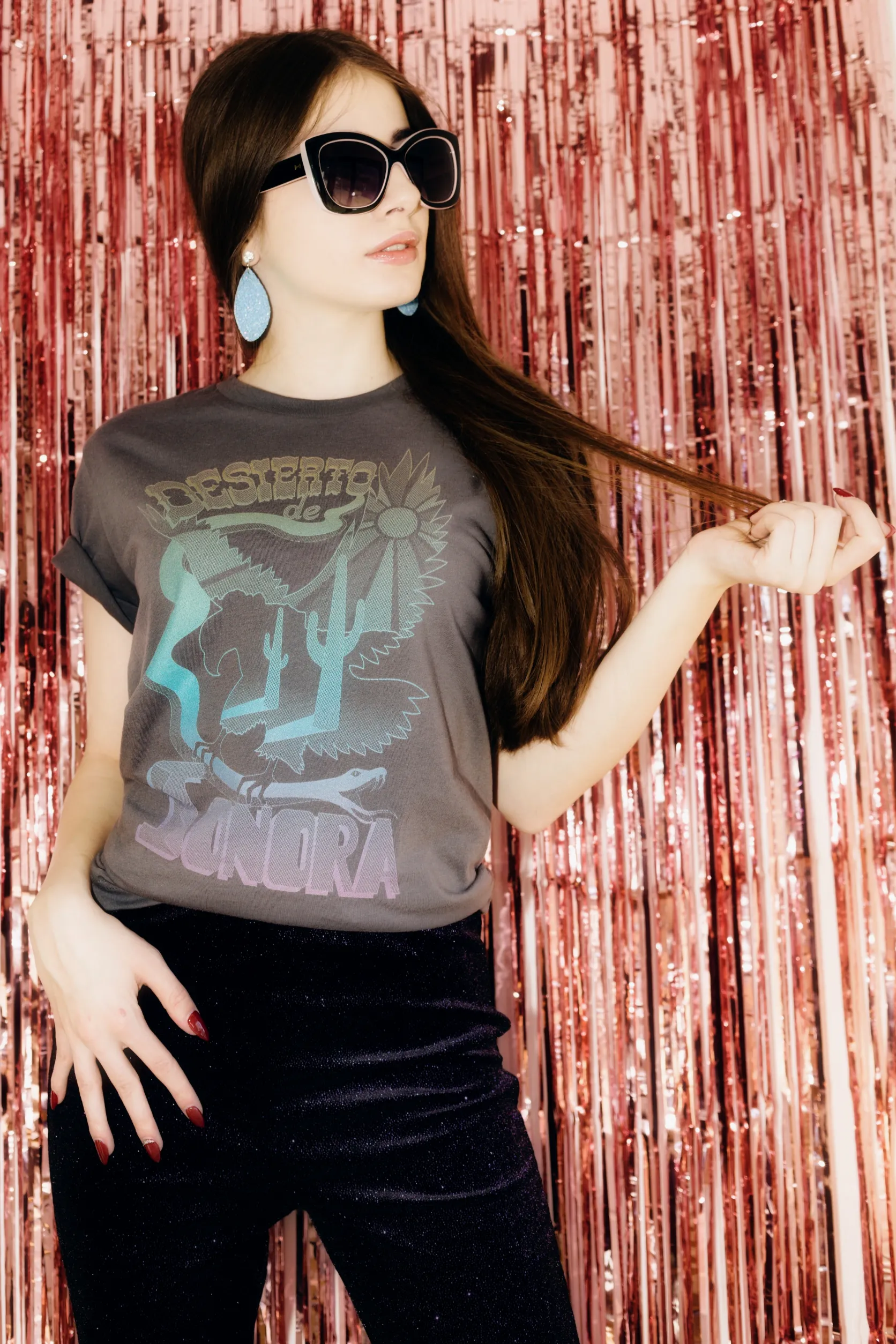 Desierto De Sonora Tee - Asphalt