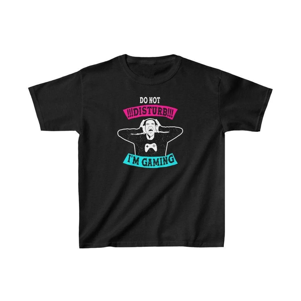 Do not disturb, I'm gaming Kids Heavy Cotton Tee, Gamer, Gaming Kids Tee
