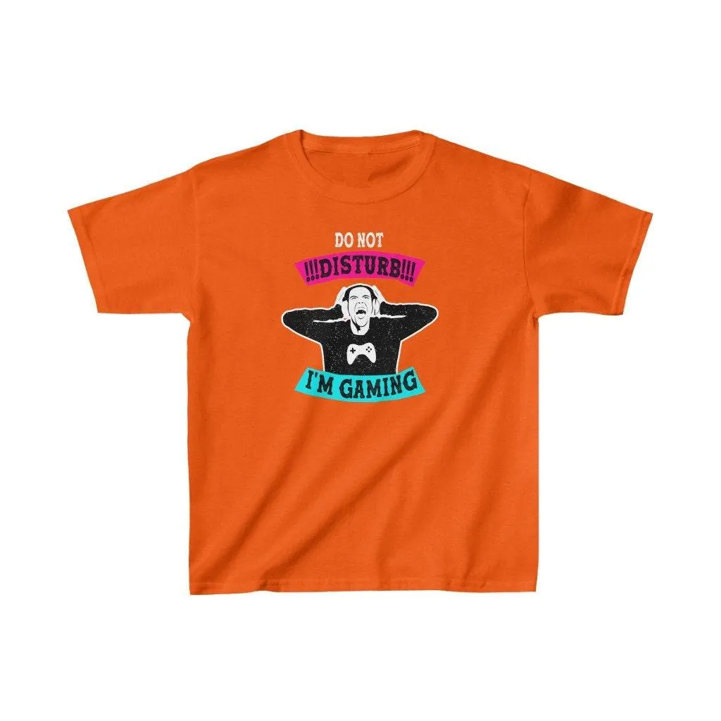 Do not disturb, I'm gaming Kids Heavy Cotton Tee, Gamer, Gaming Kids Tee