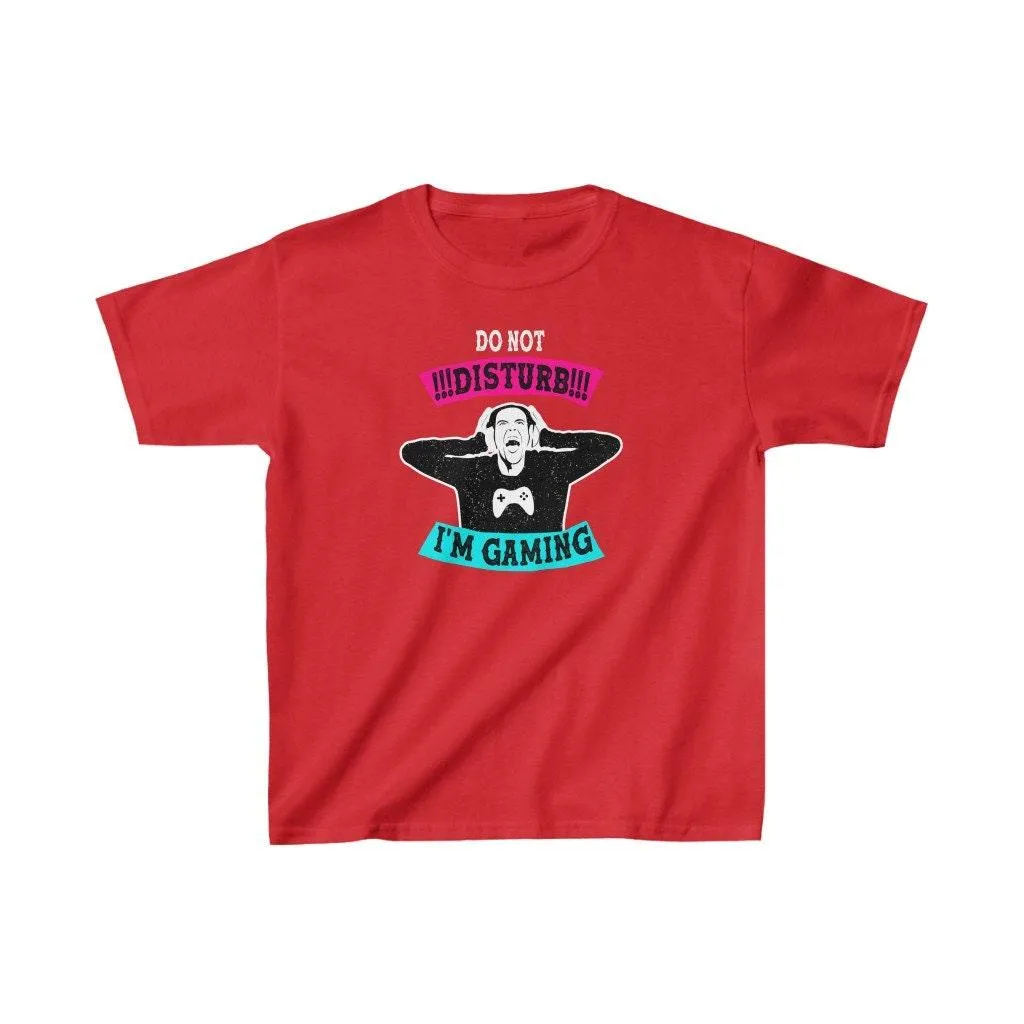 Do not disturb, I'm gaming Kids Heavy Cotton Tee, Gamer, Gaming Kids Tee