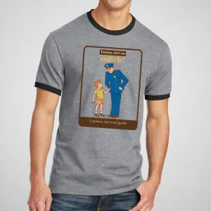 Don't Snitch, Dark Humor - Adult Unisex Classic Ringer Tee