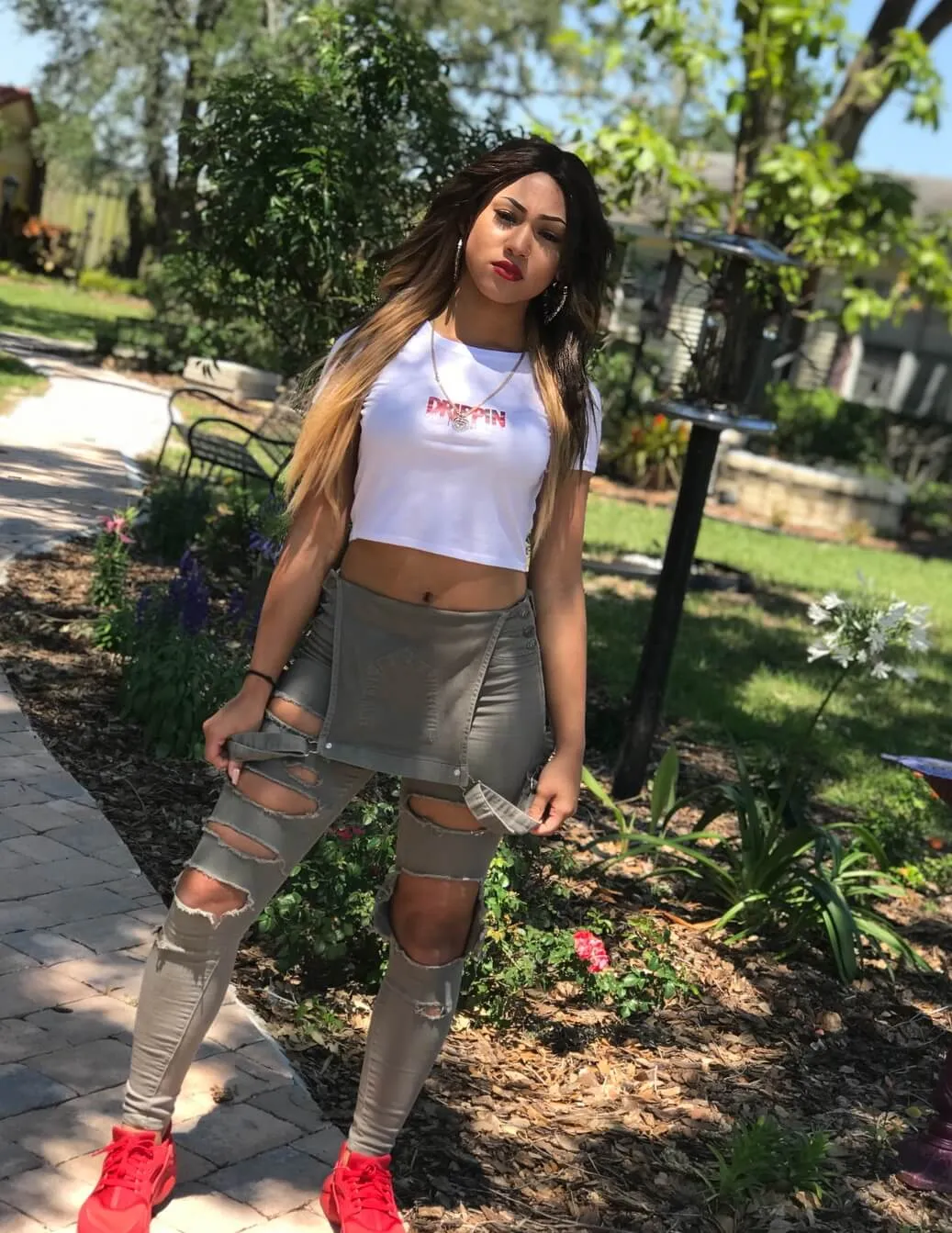 Drippin (S) | Crop Top Tee