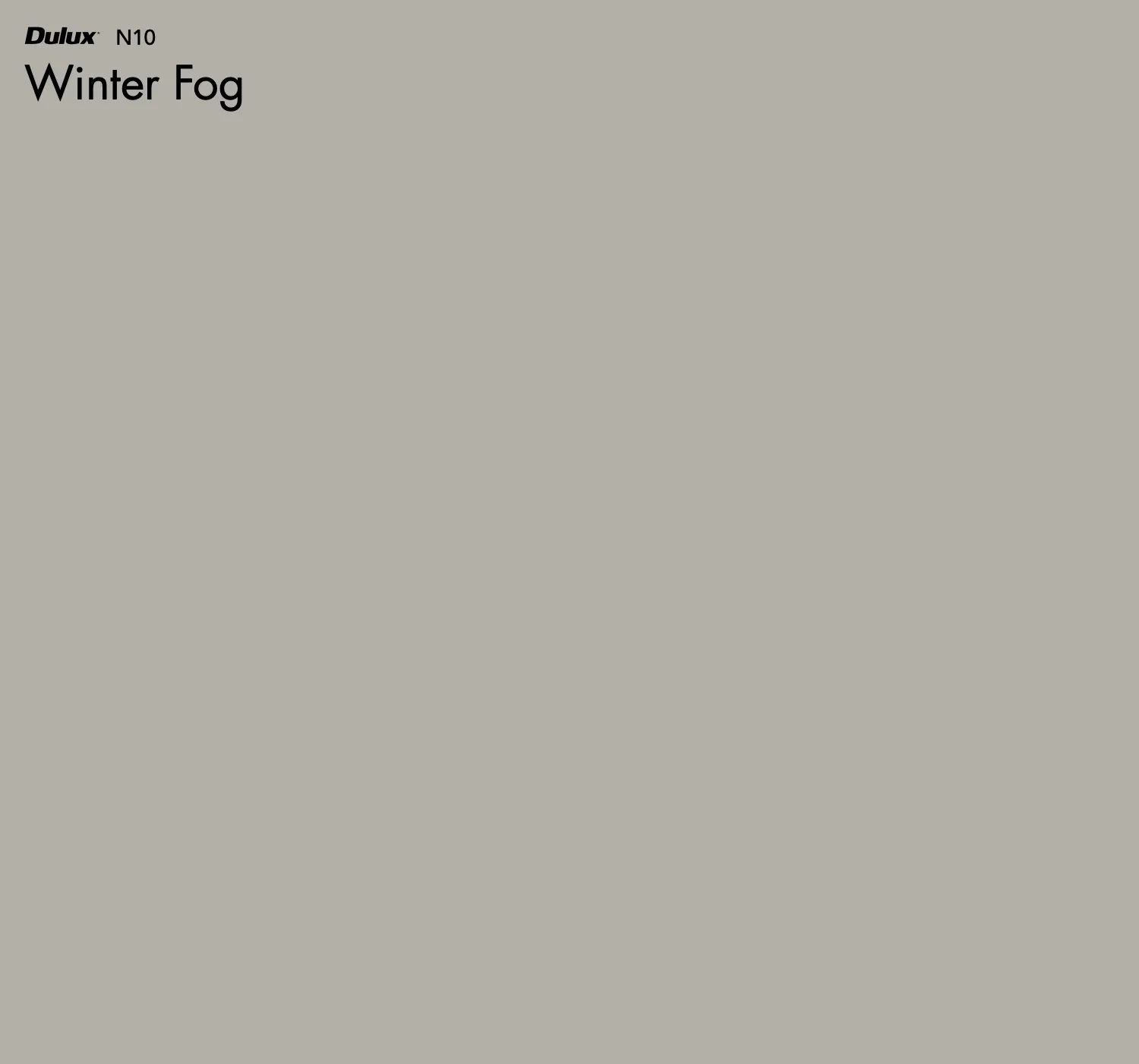 Dulux Winter Fog