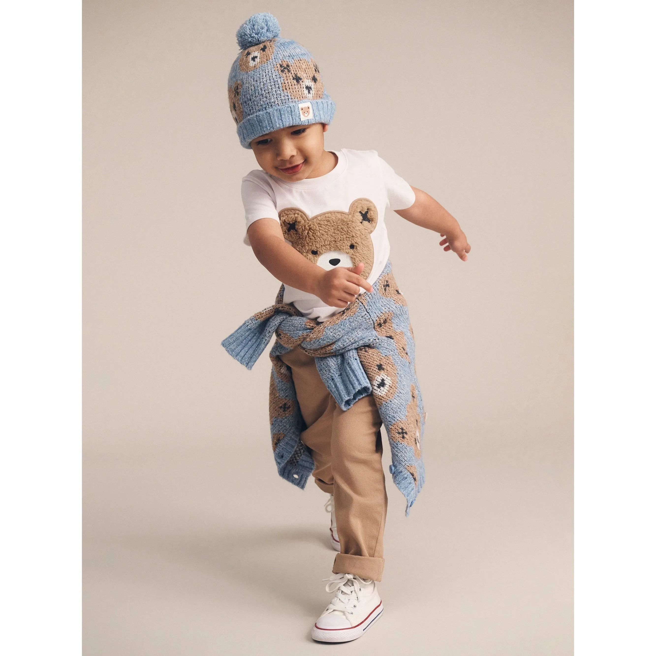 Dusk Blue Huxbear Knit Cardi