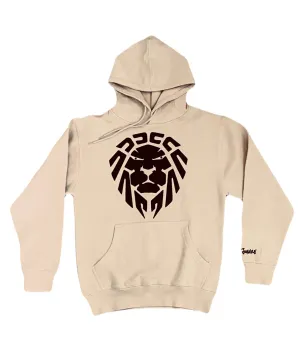 DUST COLOR/BLACK LION HOODIE