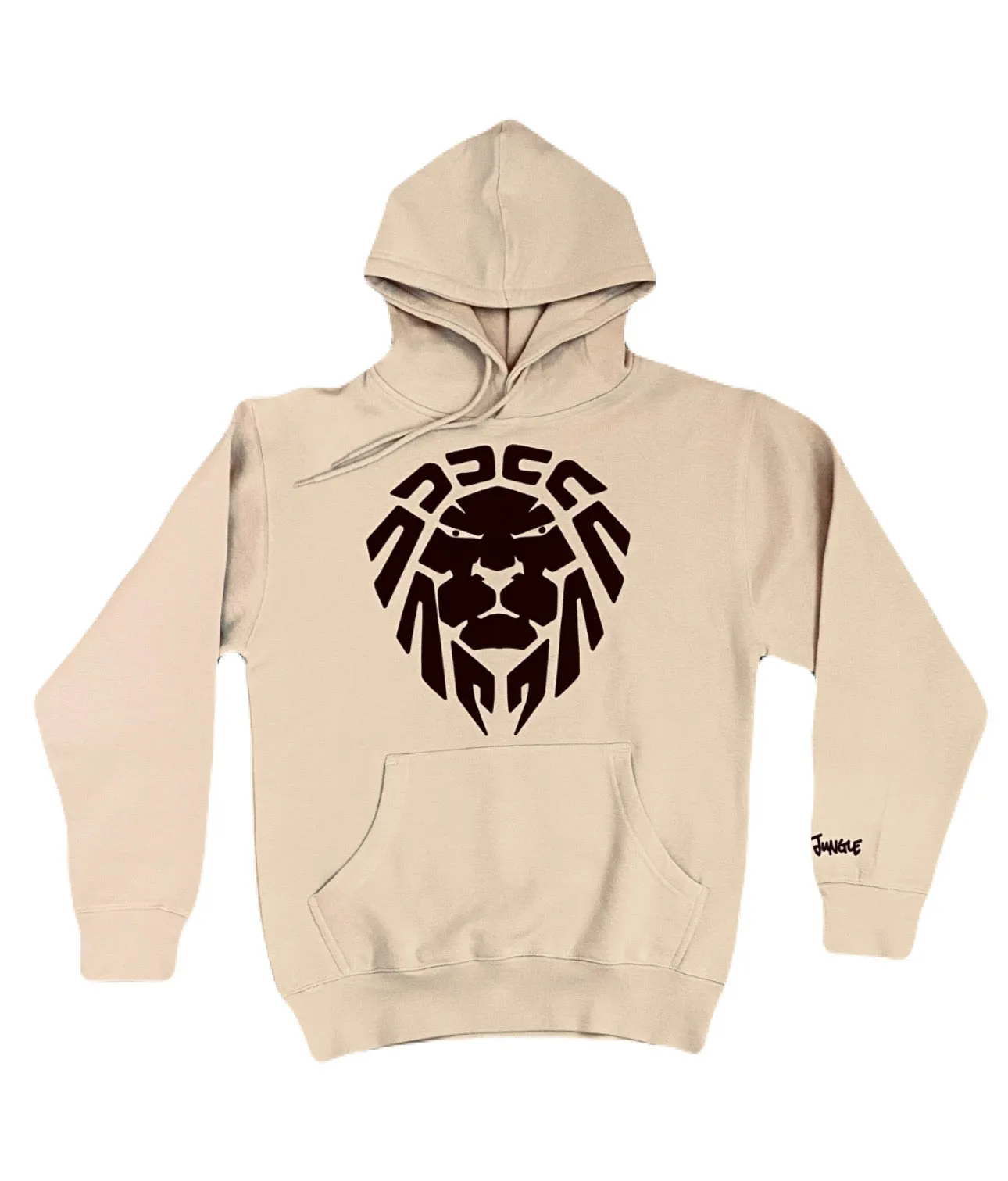 DUST COLOR/BLACK LION HOODIE