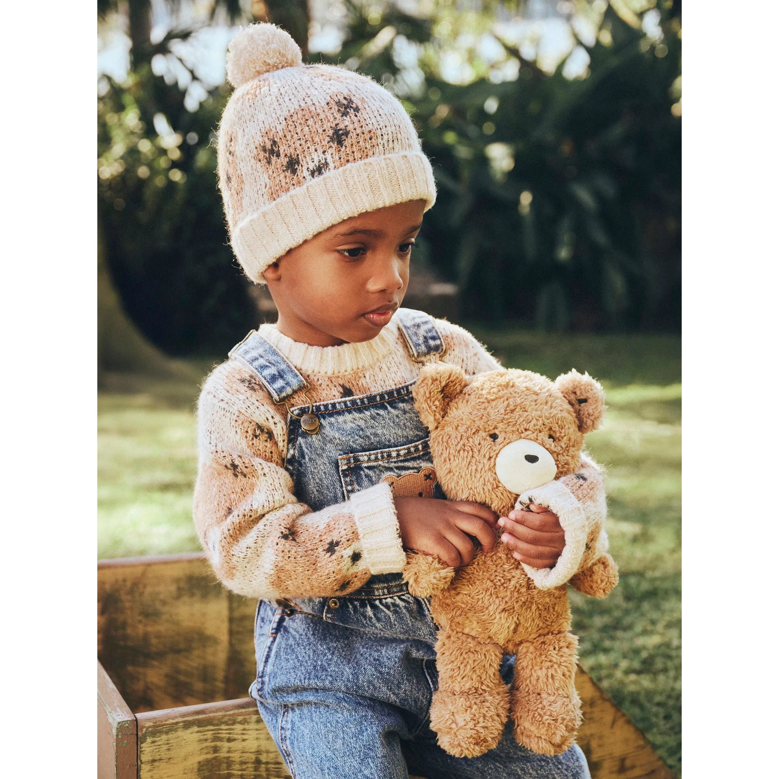 Ecru Huxbear Knit Jumper