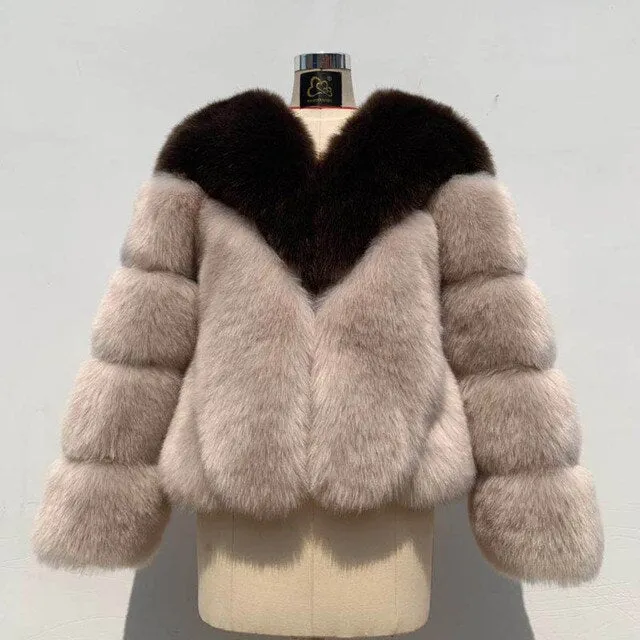 Elegant Thick Fur Coats