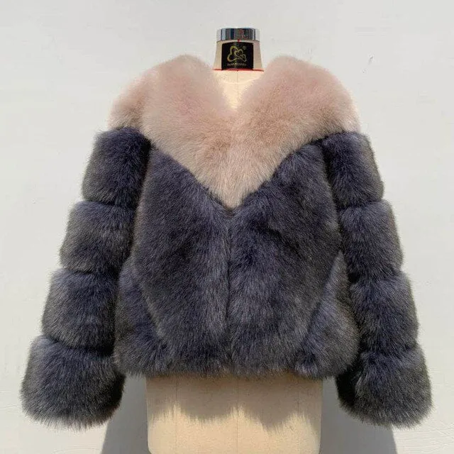 Elegant Thick Fur Coats