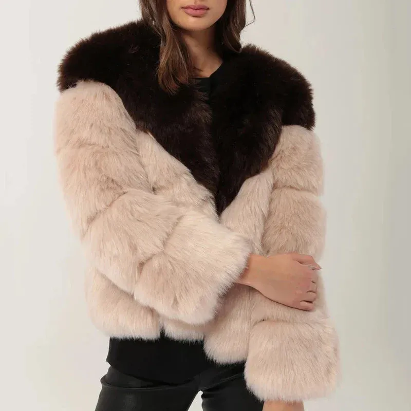 Elegant Thick Fur Coats