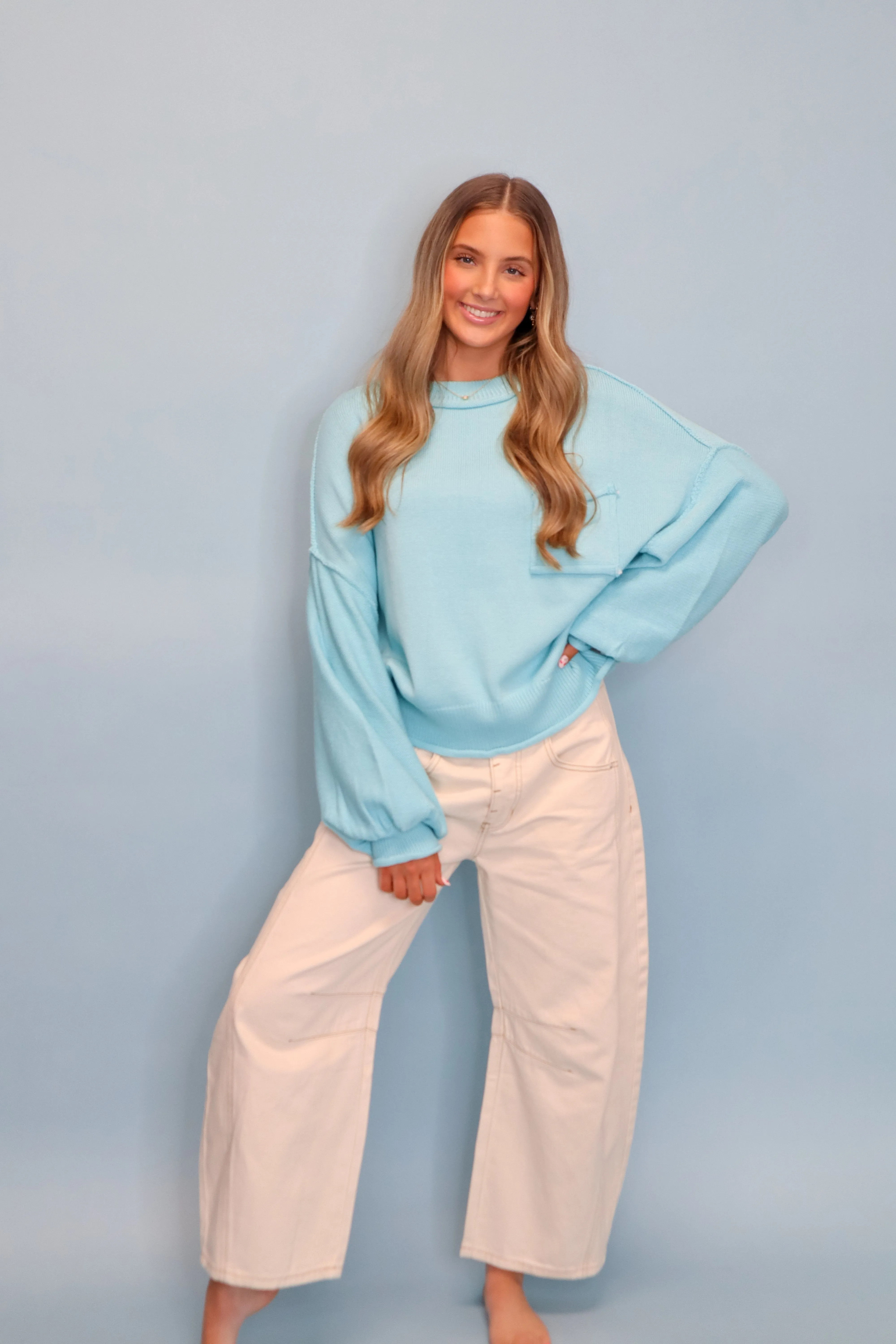 Ellie Balloon Sleeve Sweater