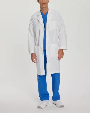 Essential Lab Coats 3145 Men's 3 Pocket Full Length White Coat White