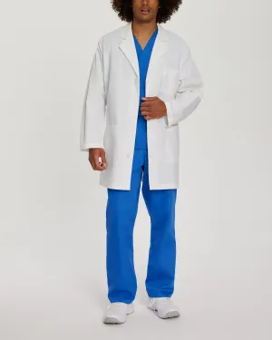 Essential Lab Coats 3148 Men's 3 Pocket Mid Length White Coat White