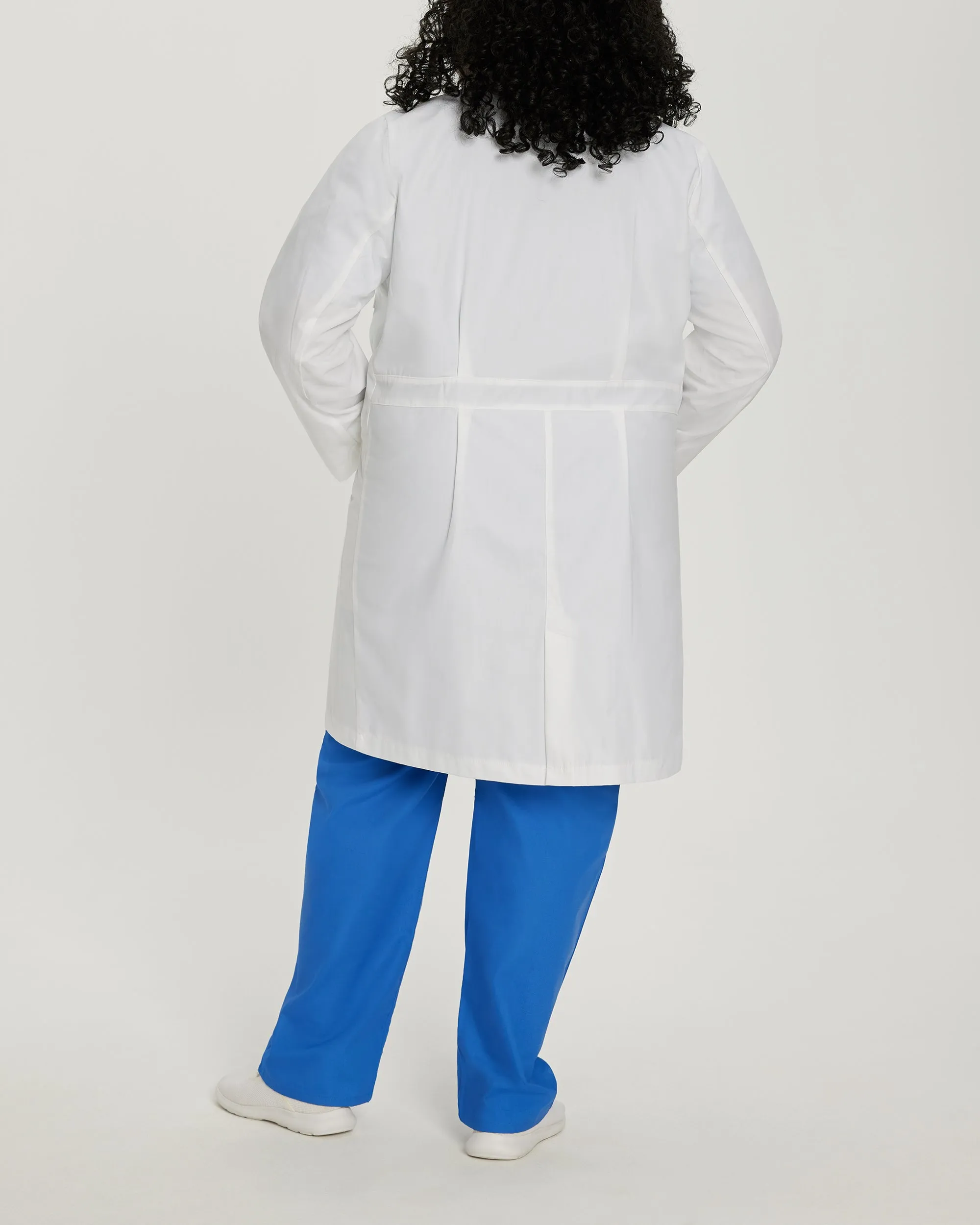 Essential Lab Coats 3165 Women's 5 Pocket Full Length Tablet White Coat White