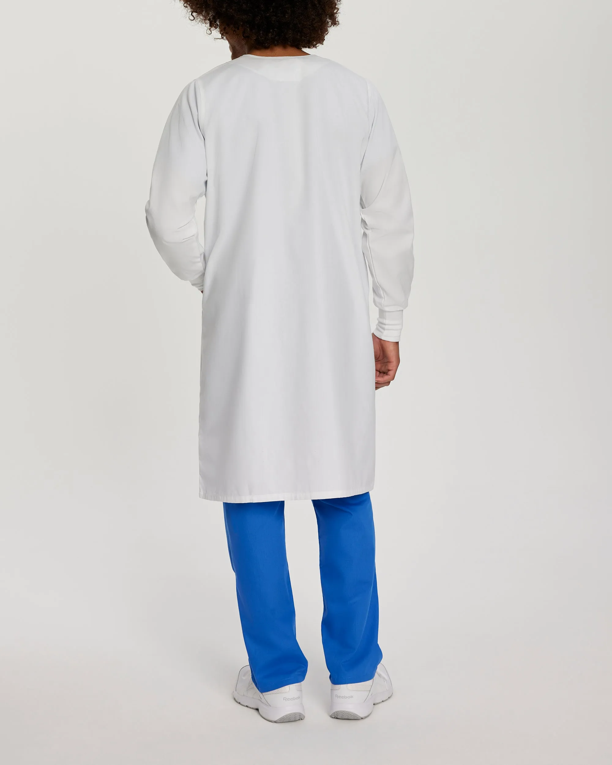 Essential Lab Coats 3178 Unisex 2 Pocket Full Length White Coat White