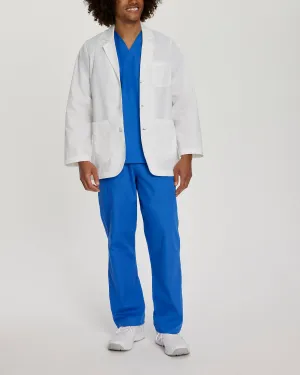 Essential Lab Coats 3224 Men's 5 Pocket Consultation Jacket White