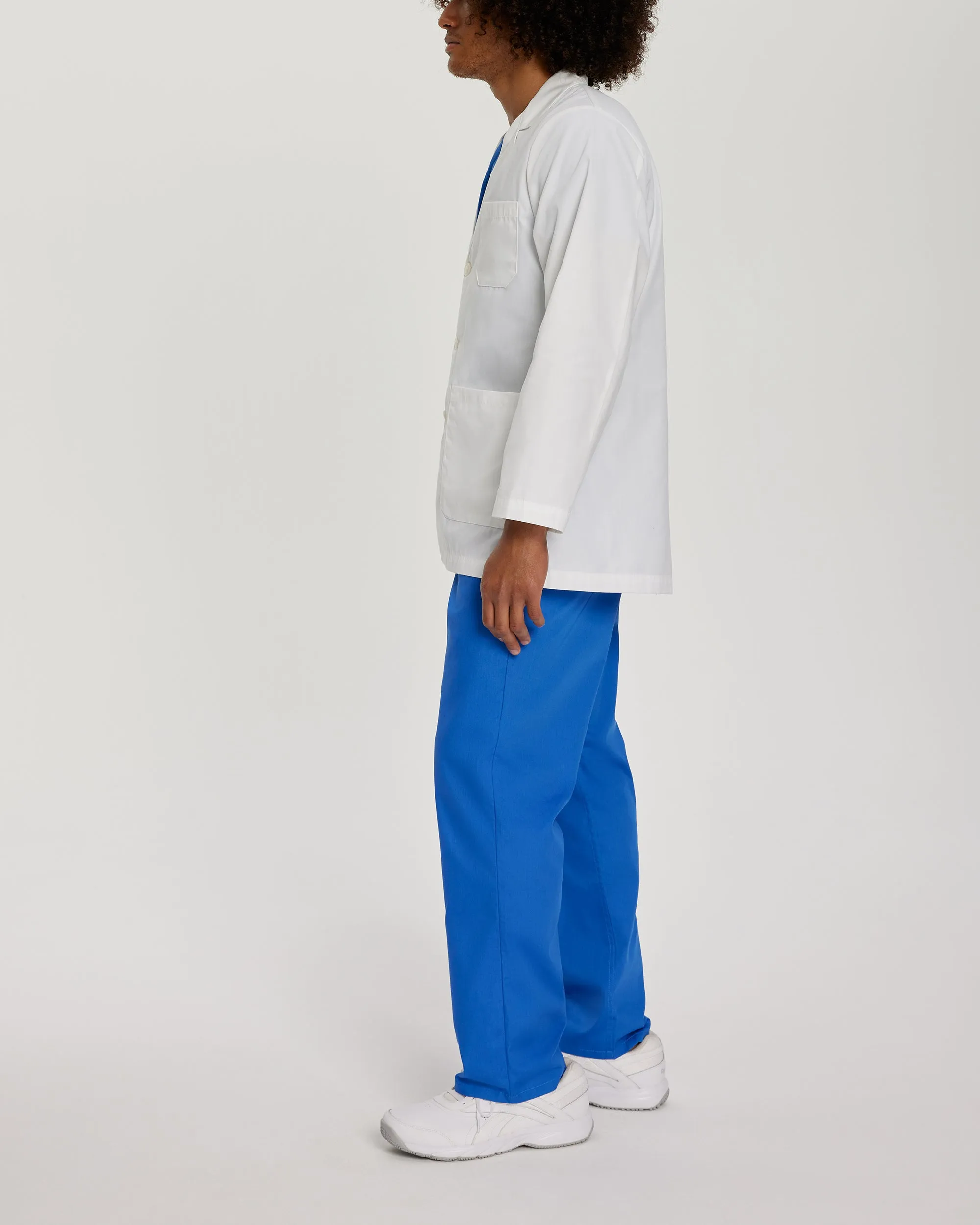Essential Lab Coats 3224 Men's 5 Pocket Consultation Jacket White