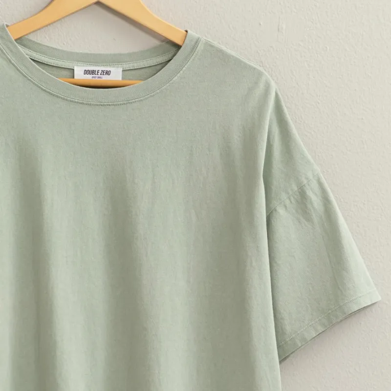 Everyday Simple Oversized Solid T-Shirt - FINAL SALE