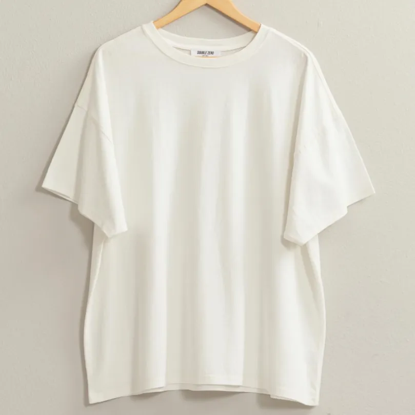 Everyday Simple Oversized Solid T-Shirt - FINAL SALE