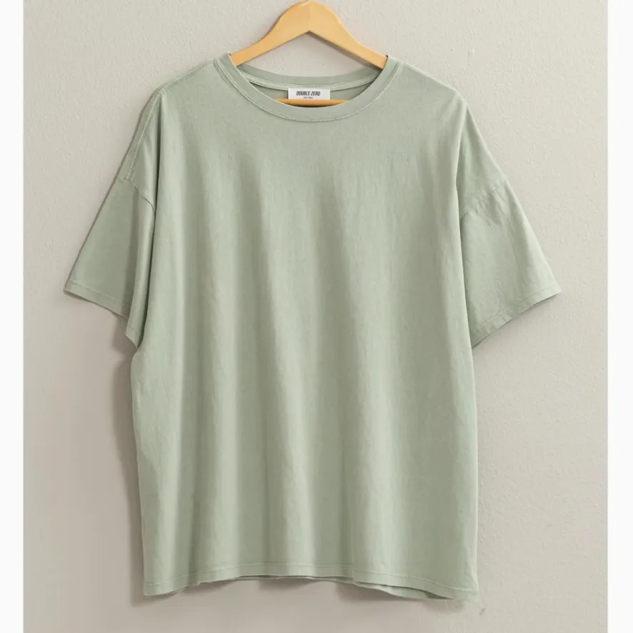 Everyday Simple Oversized Solid T-Shirt - FINAL SALE