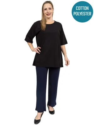 Everyday Tee - Black - Cotton Polyester