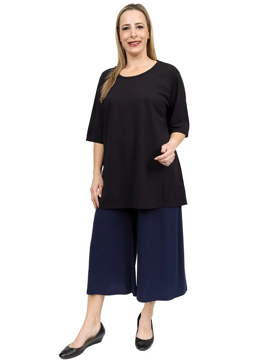 Everyday Tee - Black - Cotton Polyester