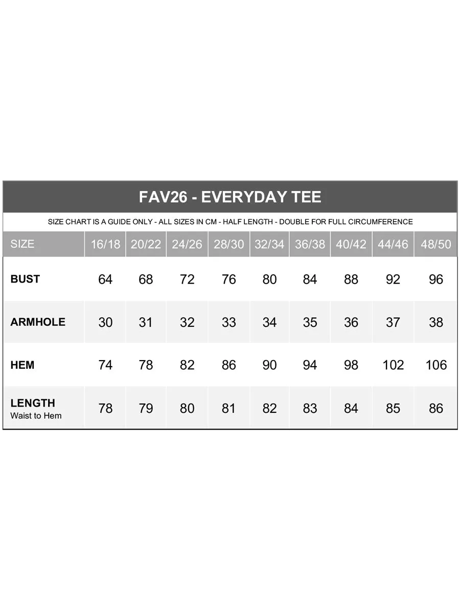 Everyday Tee - Black - Cotton Polyester
