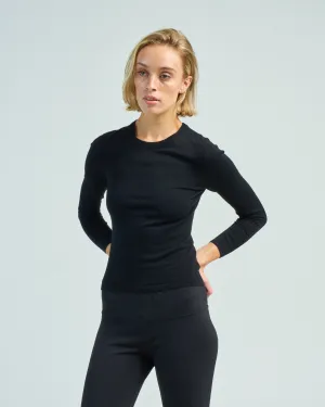 extra fine merino fitted crew