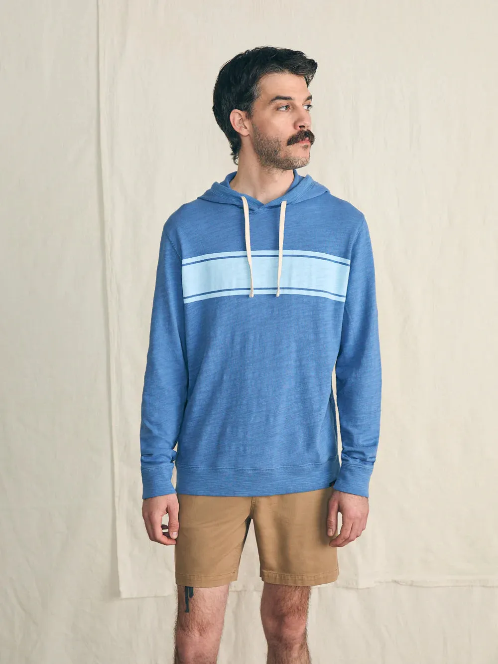 Faherty Men Sunwashed Slub Hoodie