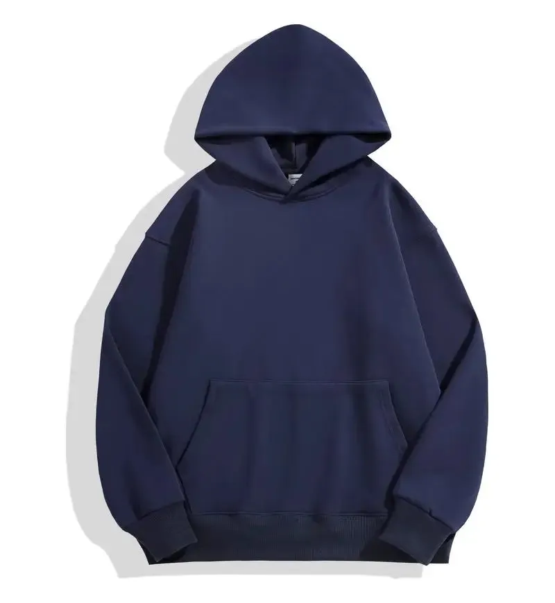 Fashionable Heavyweight Men's Hoodie - Casual Thick Cotton Sweatshirt