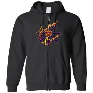 Flanking Bonus Logo Unisex Zip Hoodie