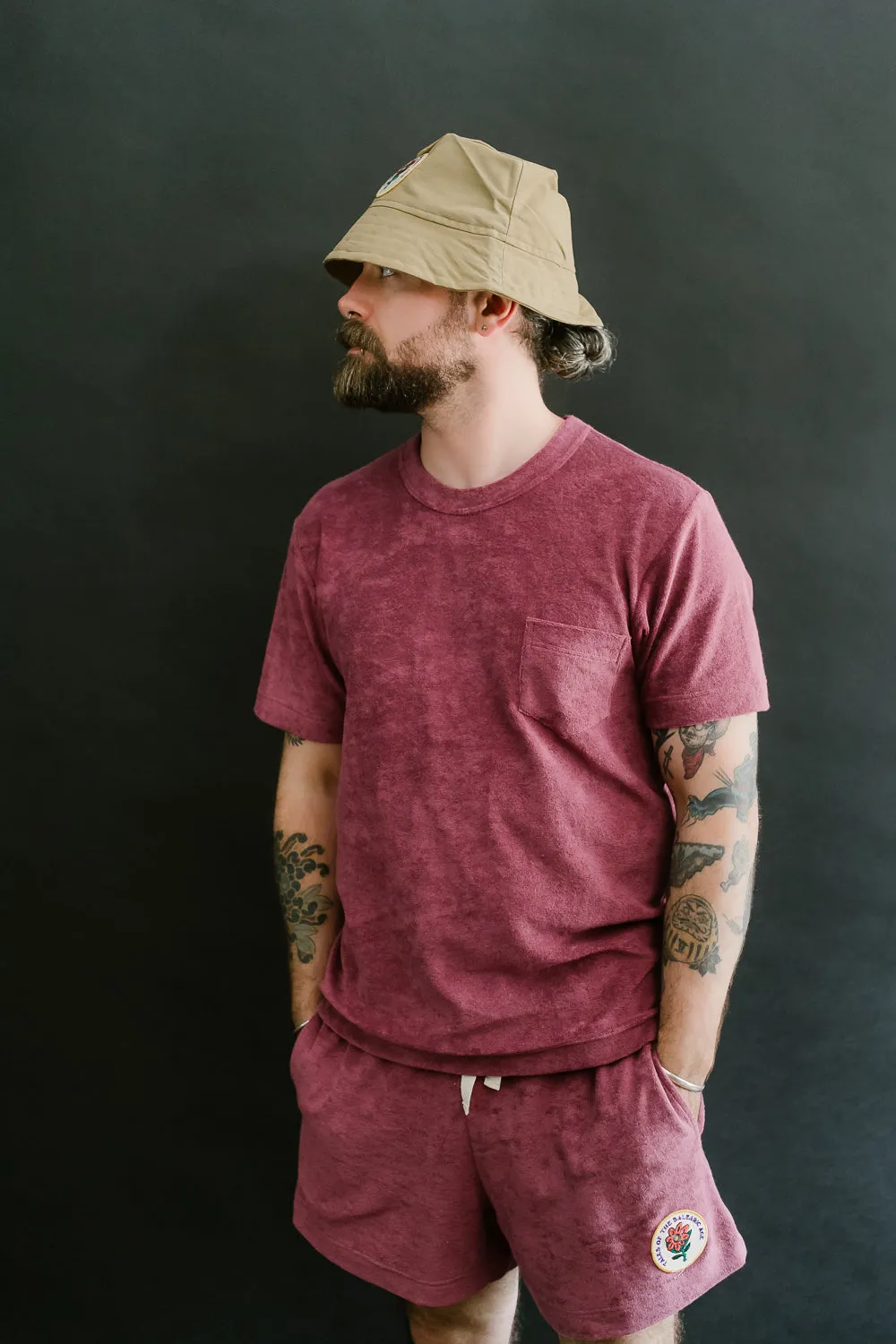 Fons Towel T-Shirt - Cherry