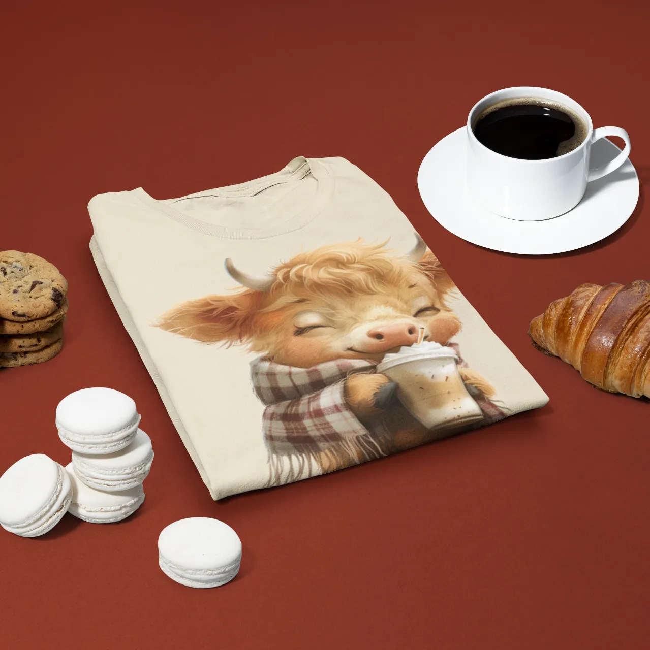 Frappe Calf Tshirt or Sweatshirt.