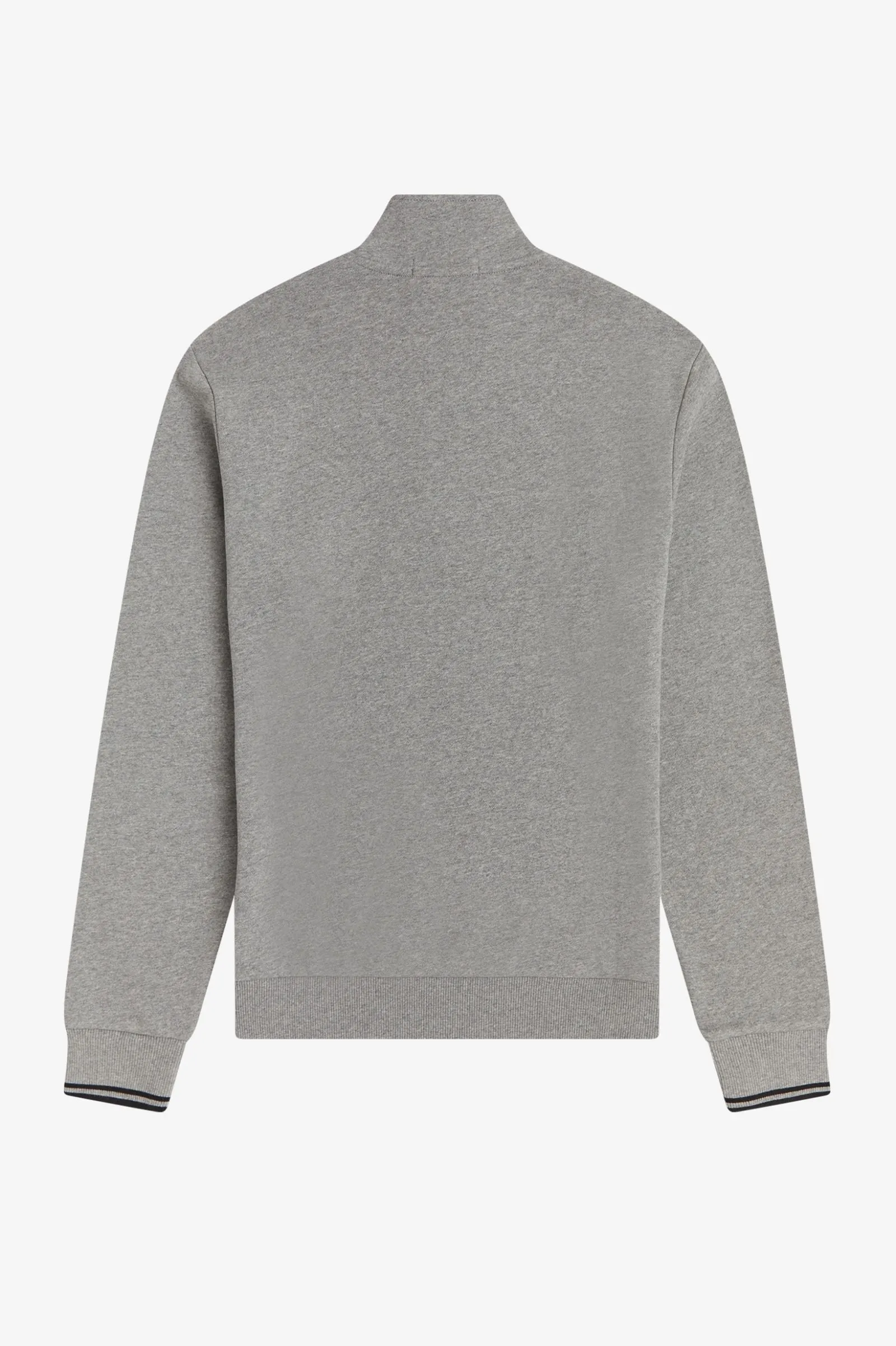 Fred Perry M1708 Half Zip Sweatshirt Steel Marl