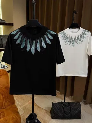 Full of collar feathers TEE-D715 | Inspanda
