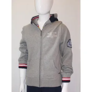 Gaudi Teen - Boys Zipper Hoodie, Grey - 12Y