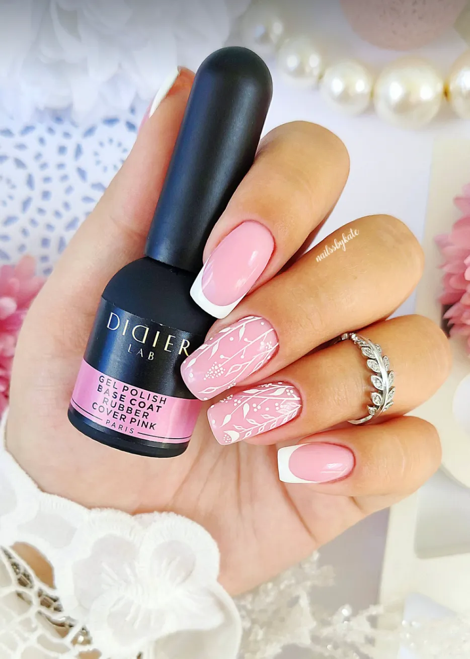 Gel Polish Rubber Base Coat, Cover Pink 10 ml