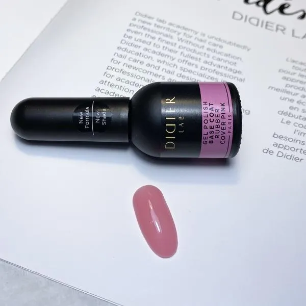 Gel Polish Rubber Base Coat, Cover Pink 10 ml