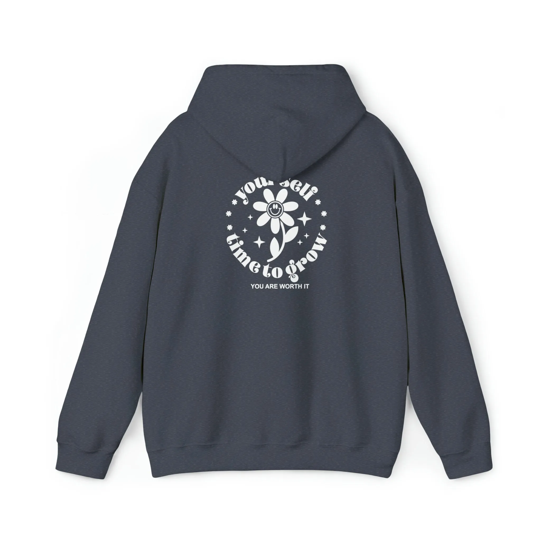 Give yourself time to grow- Unisex Heavy Blend™ Hooded Sweatshirt