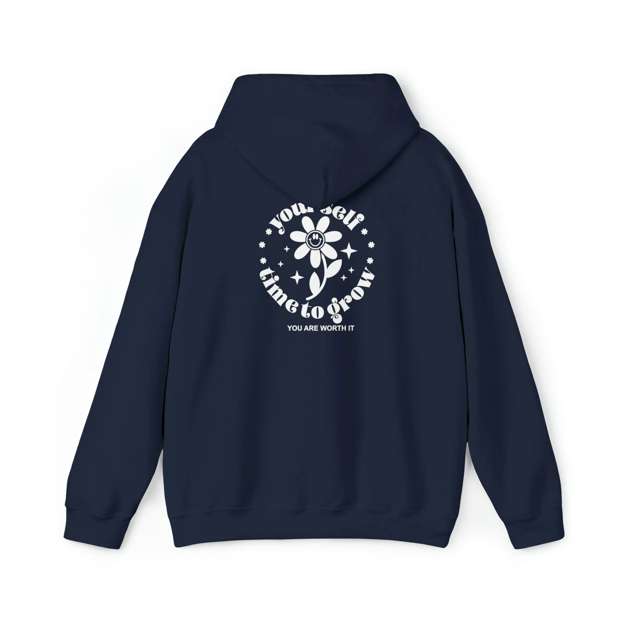 Give yourself time to grow- Unisex Heavy Blend™ Hooded Sweatshirt