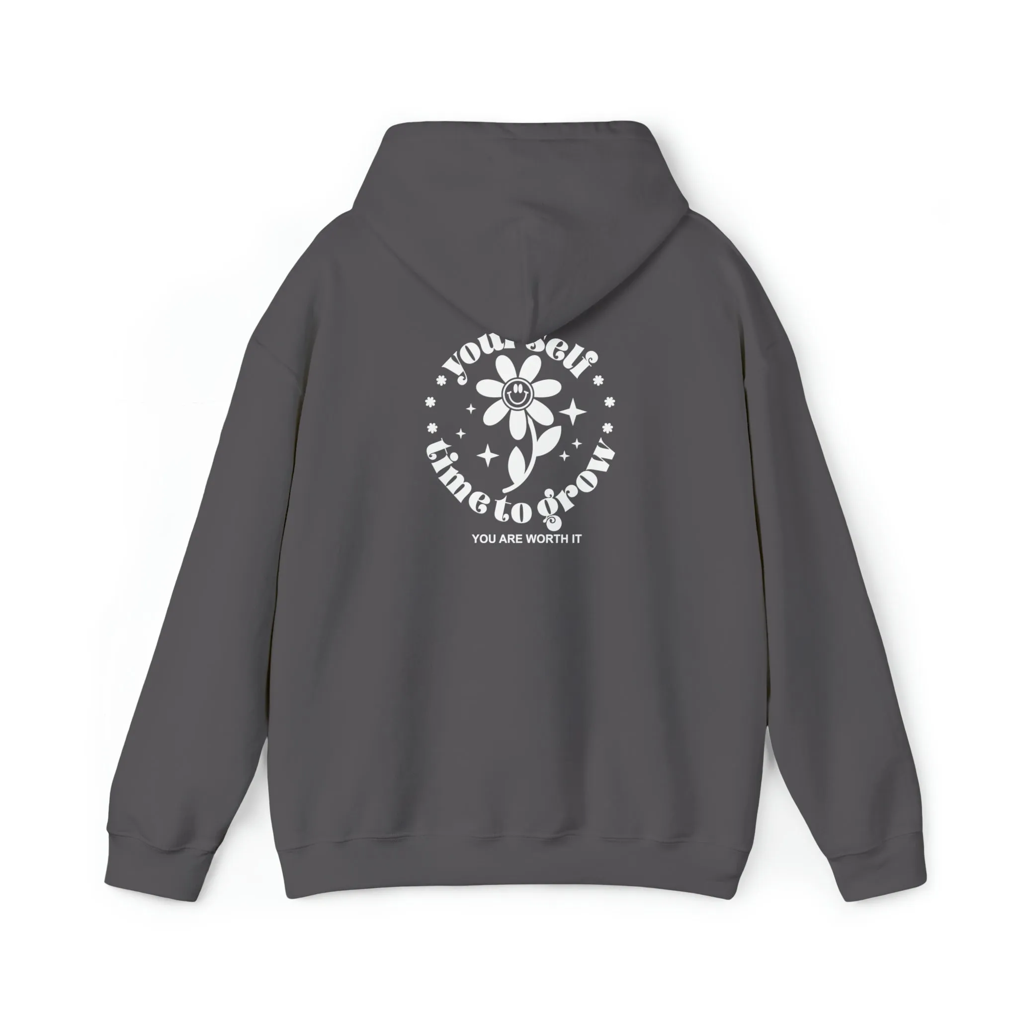 Give yourself time to grow- Unisex Heavy Blend™ Hooded Sweatshirt