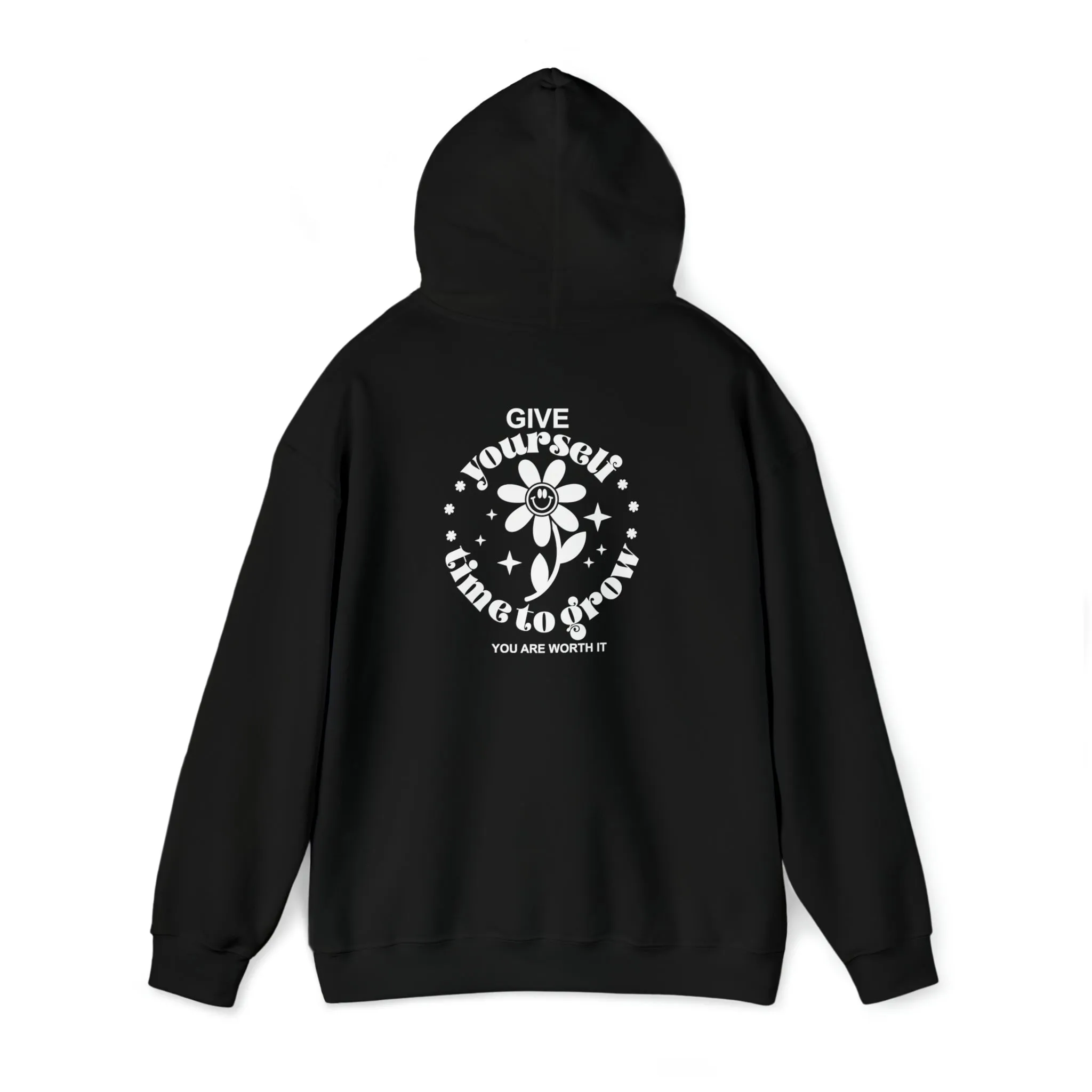 Give yourself time to grow- Unisex Heavy Blend™ Hooded Sweatshirt