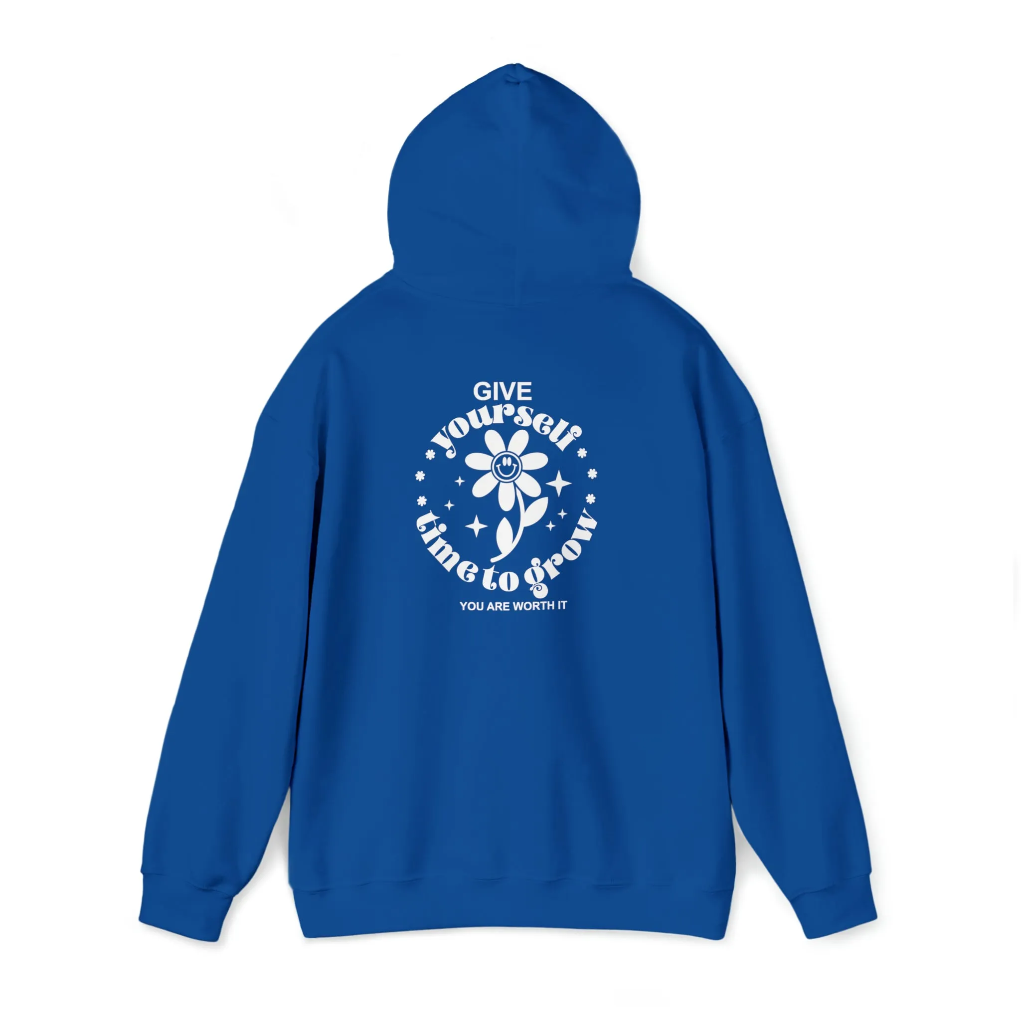 Give yourself time to grow- Unisex Heavy Blend™ Hooded Sweatshirt